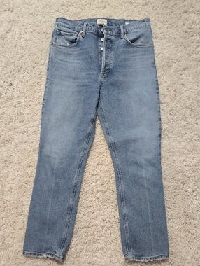 Citizens Of Humanity Jolene High Rise Medium Wash Straight Leg Jeans Denim Sz 29